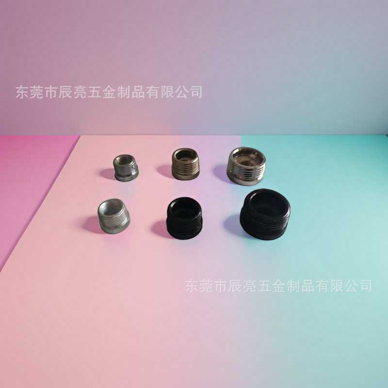 新款直销五金配件铁管一寸单边转接头锻打 落地灯内牙铁管连接固