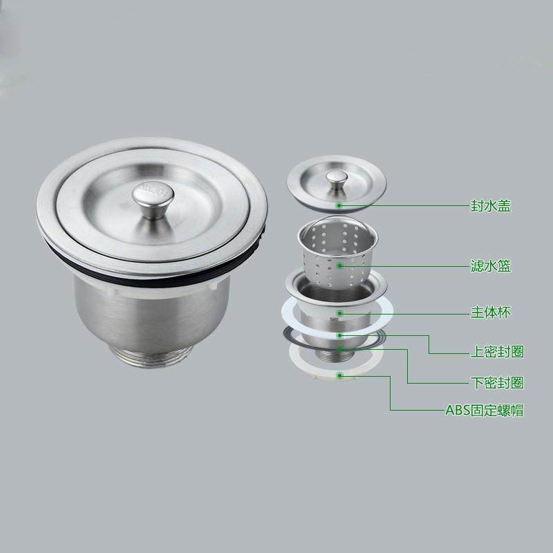 直销新款洗菜盆不锈钢下水器下水管厨房水槽下器双槽全套下水口下,家装主材,下水器,淘宝优惠券,粉丝福利购,淘宝优惠卷