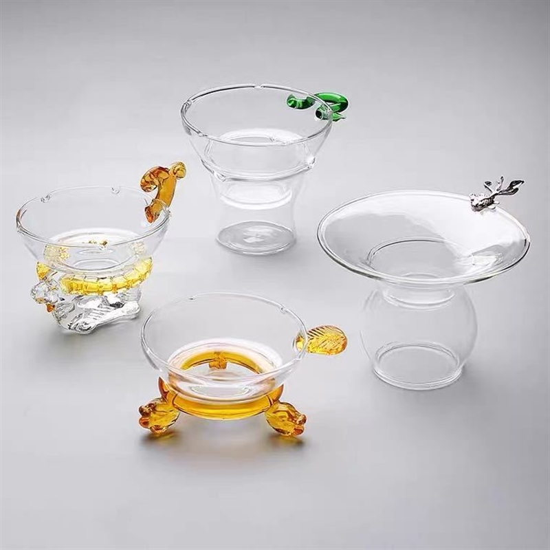 玻璃茶漏滤茶器滤茶器公道杯配件茶虑泡茶过滤器茶道功夫茶具配件