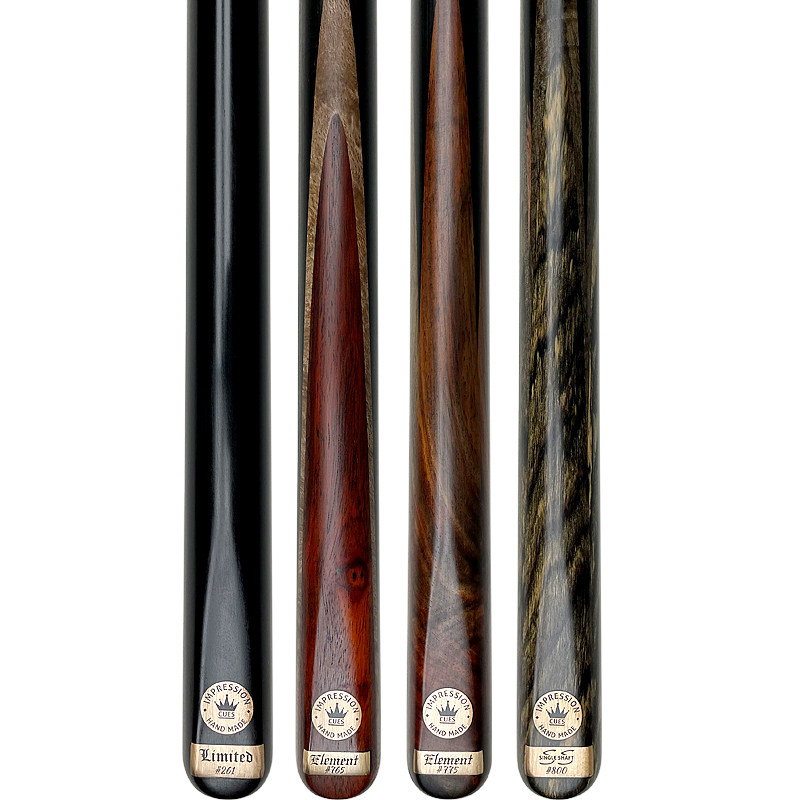 极速泰国Impression印象台球杆进口手工杆职业斯诺克桌球杆黑八小