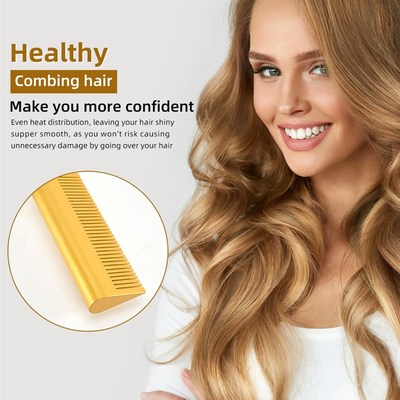 2 in 1 Hot Comb Straightener Electric Hair Straightener Hair