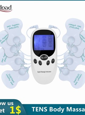 6 Modes TENS Massager Machine Physiotherapy Digital