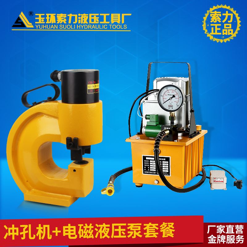 。CH-70专业槽钢冲孔机 打孔机铜排冲孔器 液压打孔机器 液压冲孔