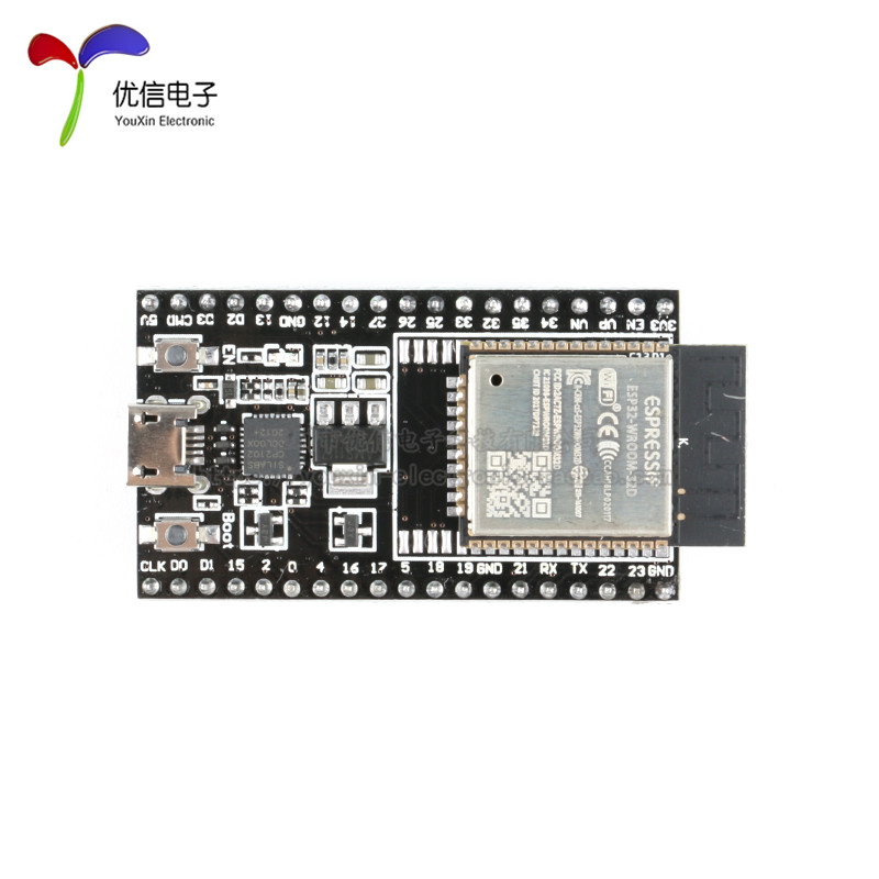【优信电子】ESP32-DevKitC开发板 搭载WROOM-32D/U模块
