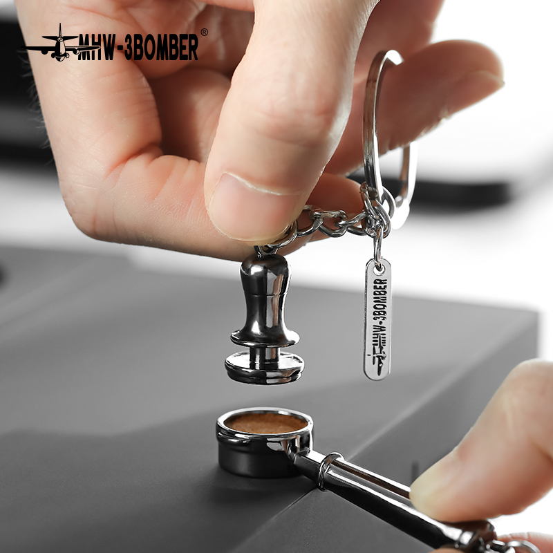 轰炸机咖啡周边钥匙扣纪念挂件