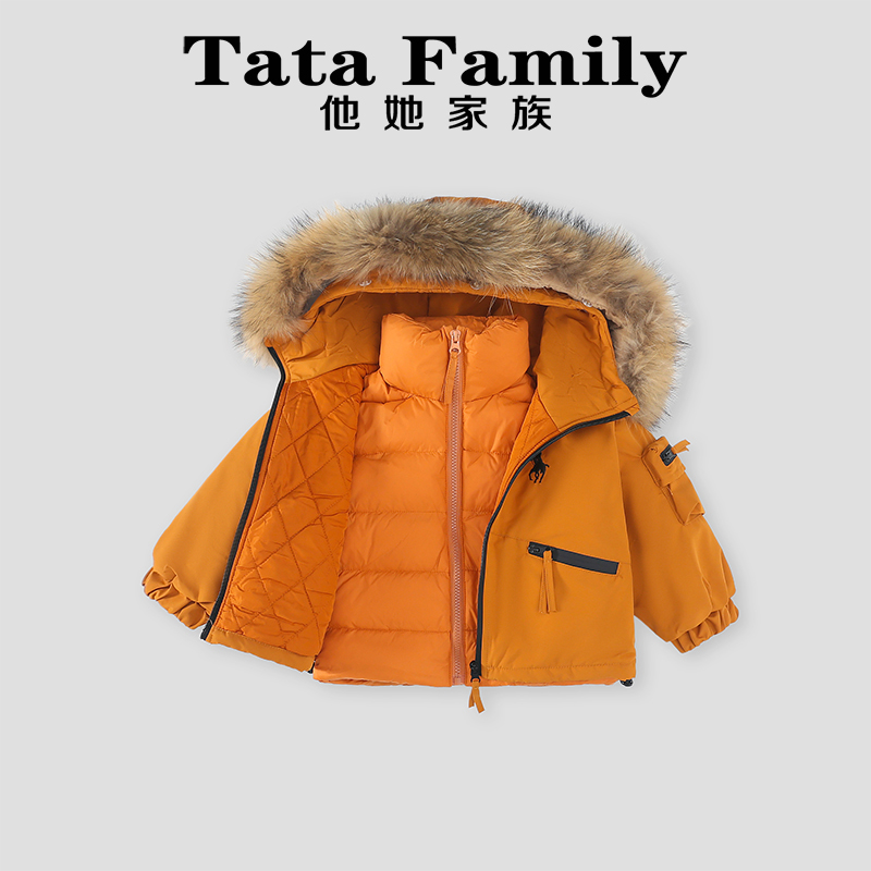 男童羽绒服加厚保暖外套