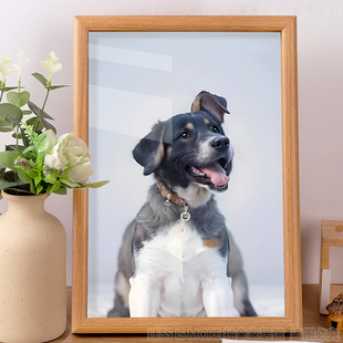 小狗故人图鸡你太美蔡徐坤小黑子ikun坤坤抽象摆件装饰挂画礼物潮