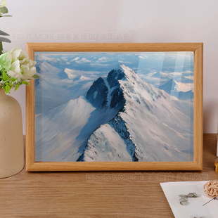 坤里雪山蔡徐坤鸡你太美搞笑字画抽象相框摆件宿舍装饰挂画礼物潮