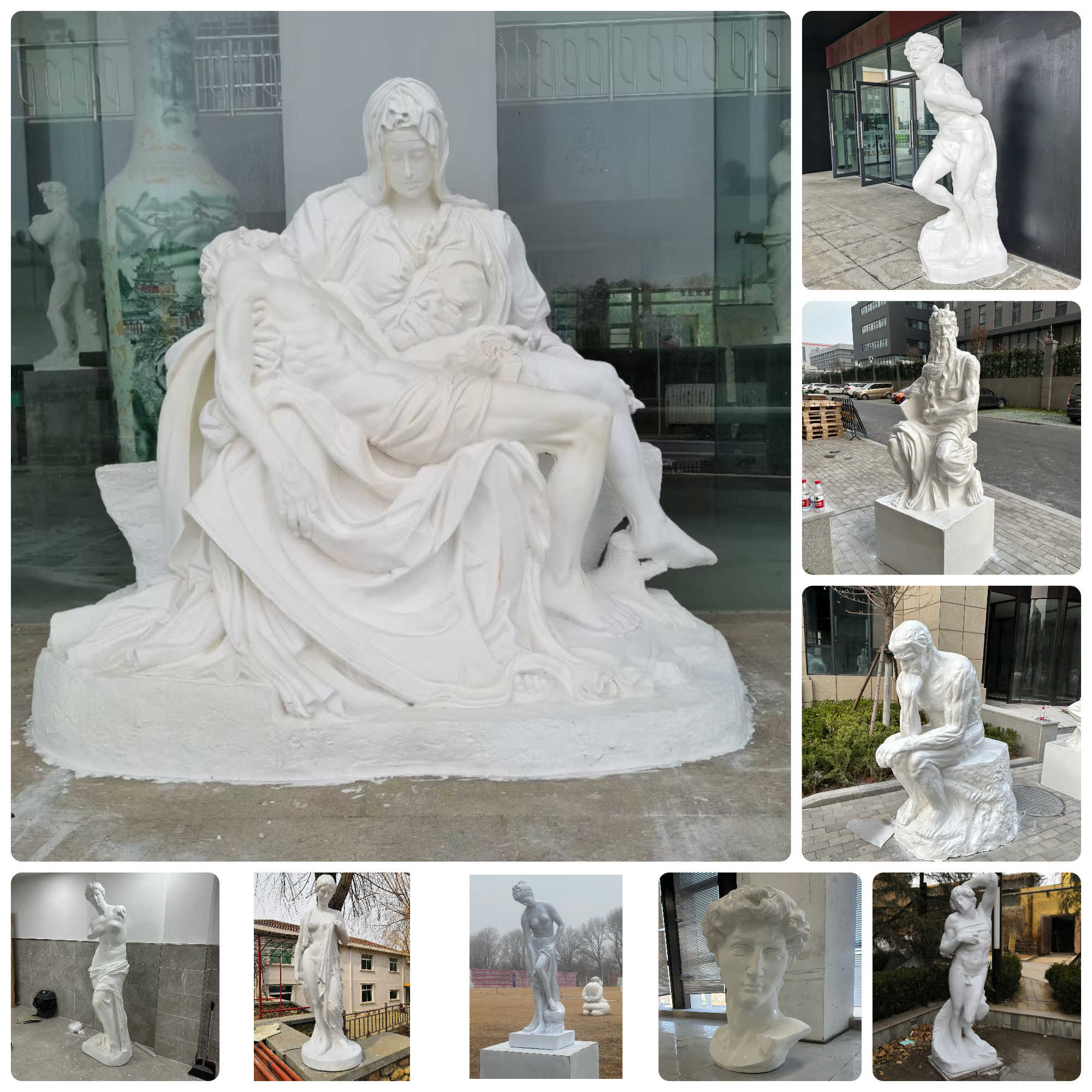 维纳斯石膏像大型人像雕塑雕像画室摄影大卫全身像石膏摆件装饰像