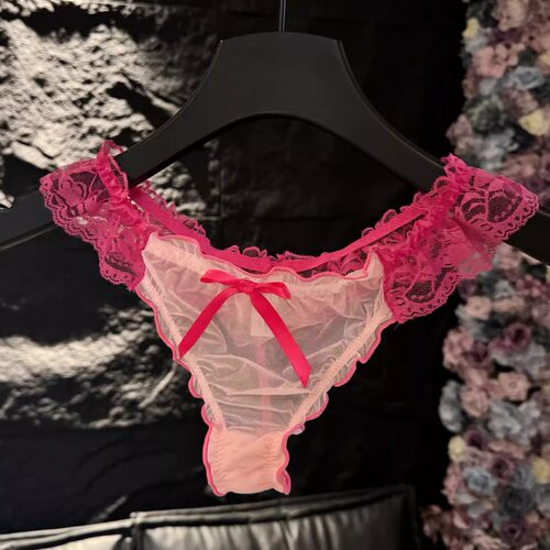 性感甜欲内裤女撞色情趣透明透视