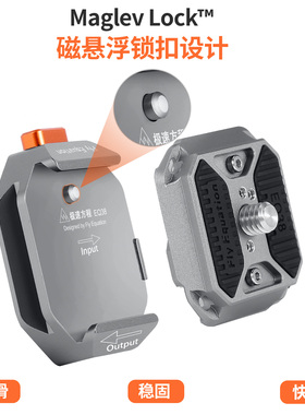 EQ38快装套件防松动防偏转适用于单反微单相机云台三角架阿卡