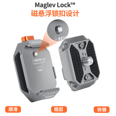 EQ38快装套件防松动防偏转适用于单反微单相机云台三角架阿卡