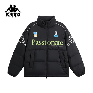 Kappa卡帕羽绒服男2025新款冬季防风保暖外套女户外休闲防寒服厚