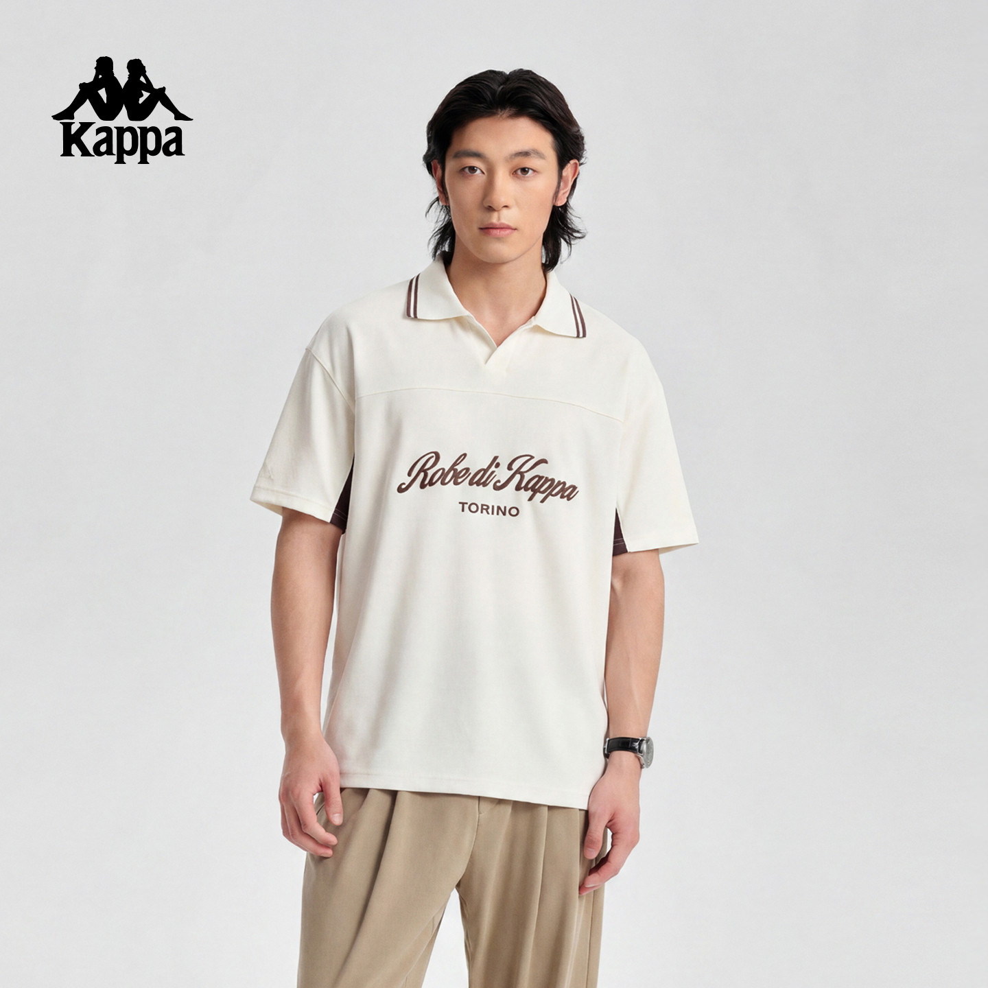 Kappa背靠背男夏季运动POLO衫