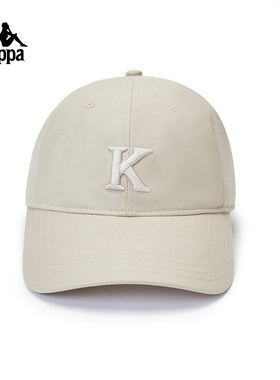 Kappa卡帕背靠背棒球帽新款帽子男户外旅游遮阳帽女简约K字鸭舌帽