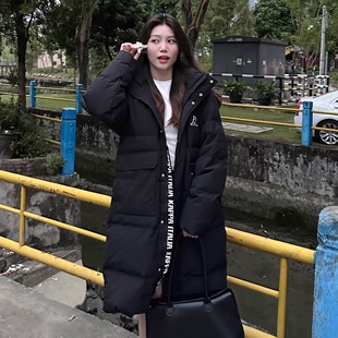 中长款 Kappa卡帕背靠背运动羽绒服外套女款 男士 冬季 棉服 2024新款