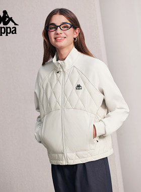 Kappa卡帕运动轻薄羽绒服女款2025新款冬季鸭绒防泼水保暖外套女