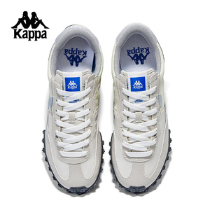 Kappa卡帕背靠背复古串标跑鞋男户外透气运动鞋休闲鞋子女新款
