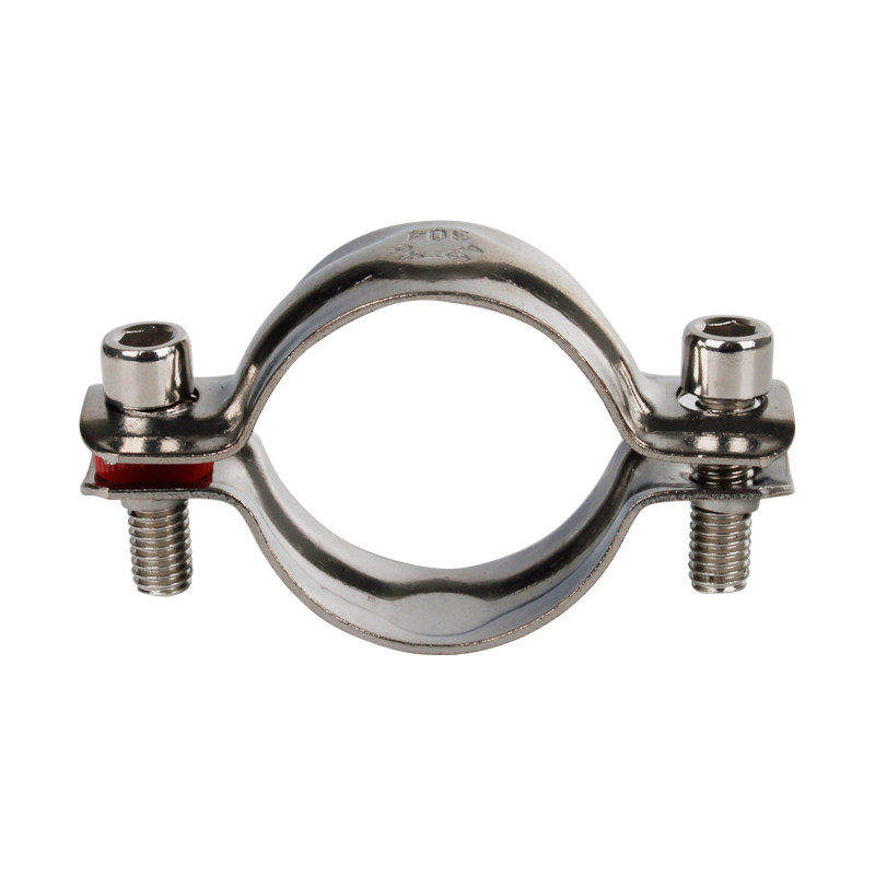 304不锈钢卡扣管支架管卡固定管夹无柄管道抱箍水管卡子钢管卡箍