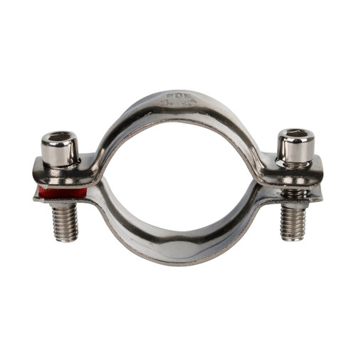 304不锈钢卡扣管支架管卡固定管夹无柄管道抱箍水管卡子钢管卡箍