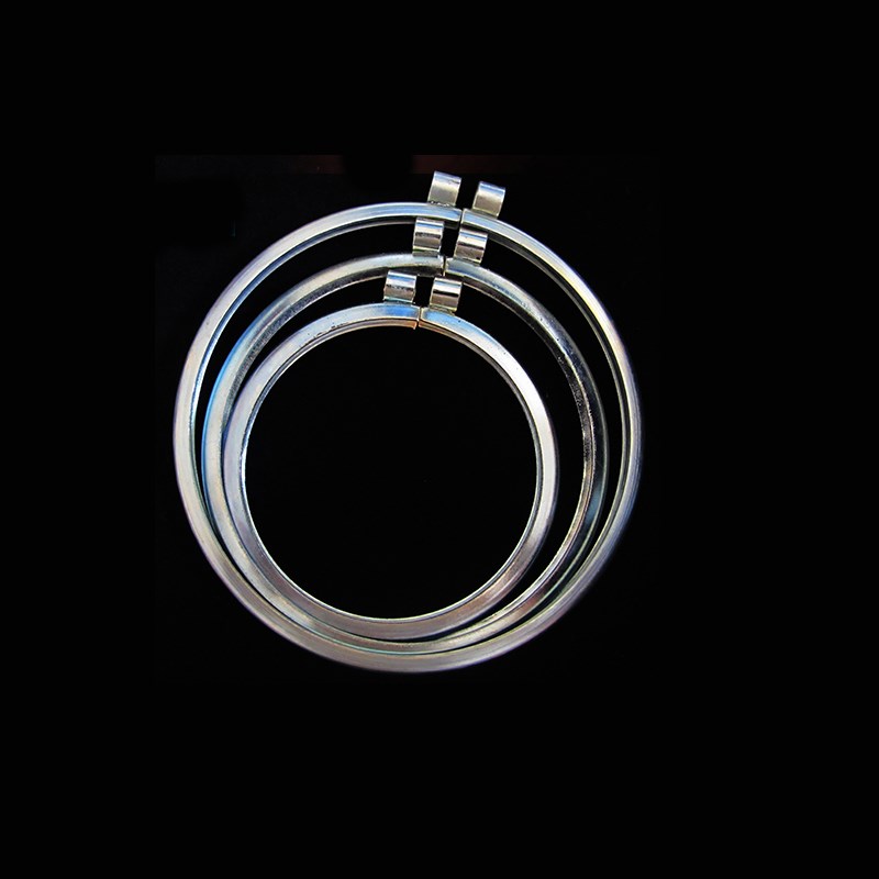 抱箍管道卡子V型管卡不锈钢管卡弯节固定风管卡箍镀锌粮机配件