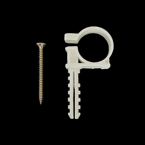 PPR带脚扣卡排卡P型卡20 25 32 固定卡扣卡U型厚塑料管卡水管配件