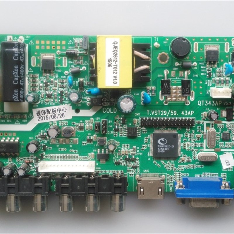 LED液晶电视机19-32通用主板T.VST29/59.43APQT343AP WV5.2 驱动