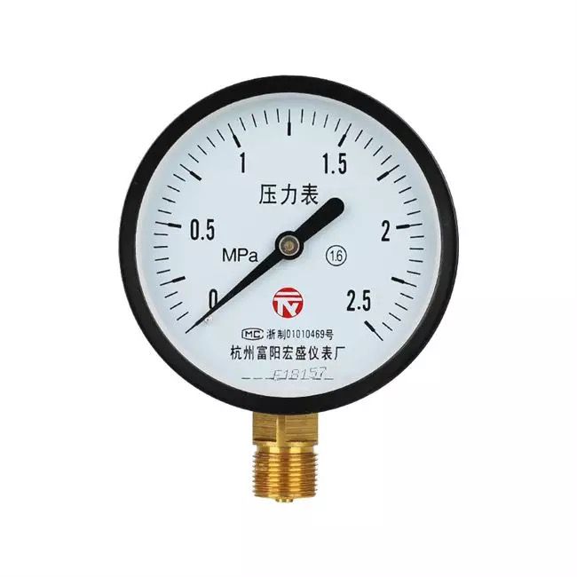 宏盛压力表水压表气压表液压表油压表Y150*2.5/1.6/1.0/4Mpa 测压