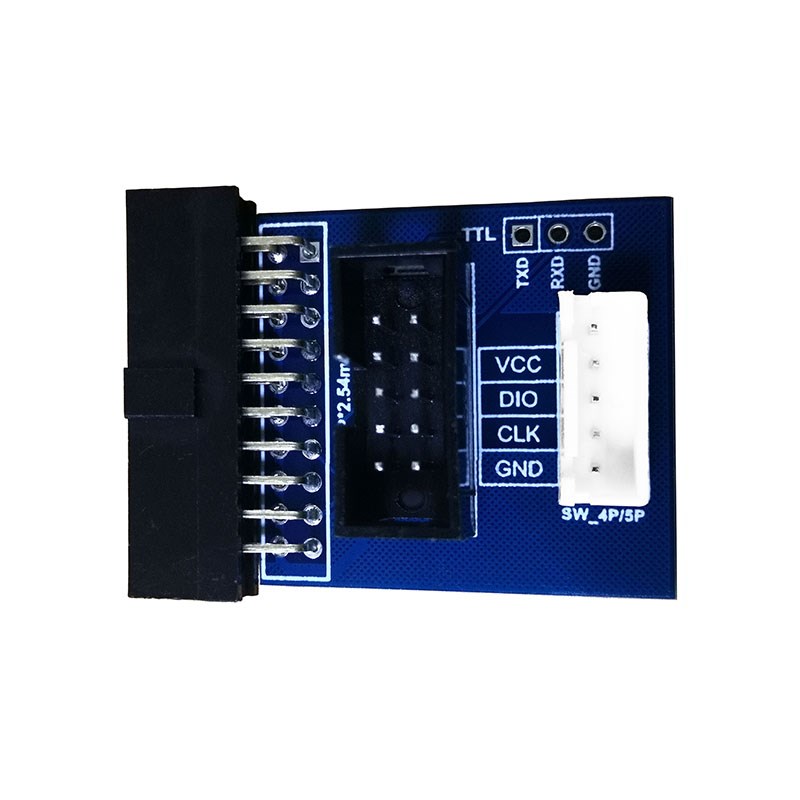 JLINK 转接板支持jtag SWD arm stm32 jlink V8 V9 ULINK STLINK