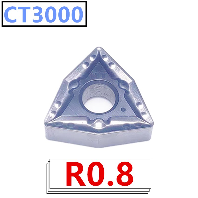 外圆金属陶瓷数控车刀片钢件CT3000 WNMG08M0404/080408MT