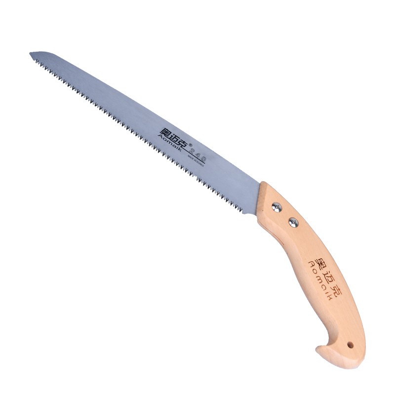 手锯家用木工锯奥迈克o240细齿SK5钢园林锯子园艺修剪锯修枝手锯