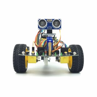 STM32智能小车STM32F103C8T6二驱循迹超声波避障智能车灭火机器人