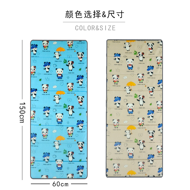 小学生午睡垫教室用打地舖隔寒垫可摺叠学生午休垫神器可收纳牀垫