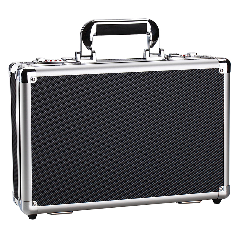 印章盒带密码锁铝合金私章印章收纳盒收纳印章箱公章盒带锁小箱子