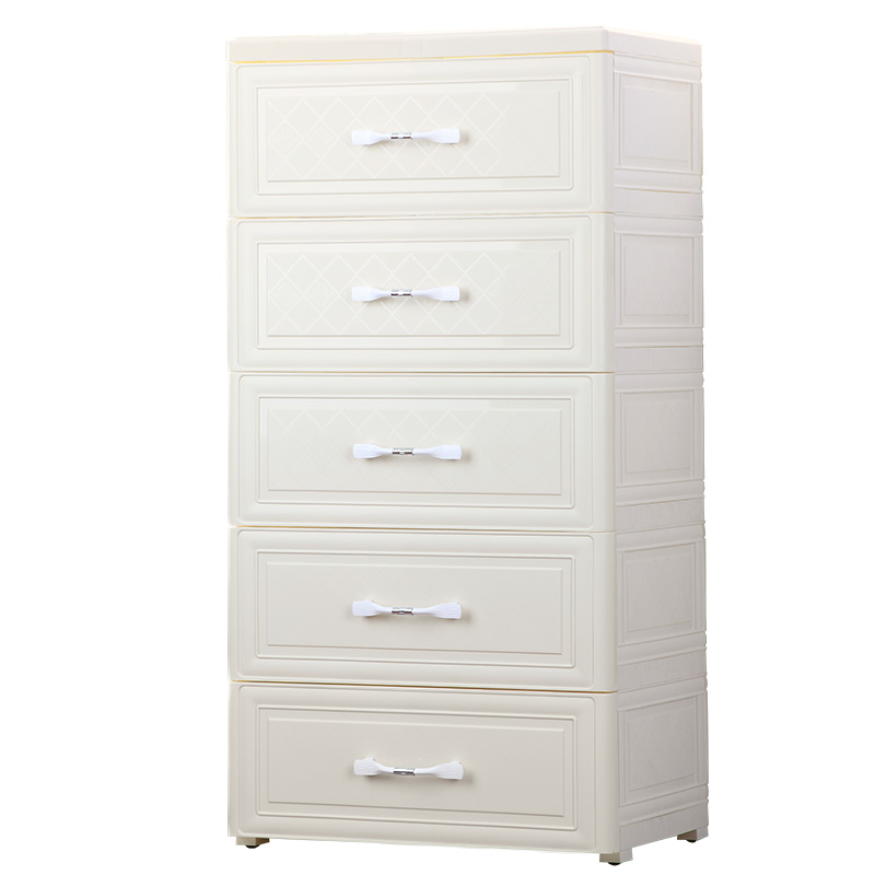 欧式抽屉式收纳柜宝宝衣柜 婴儿童塑料储物柜 整理柜五斗柜子