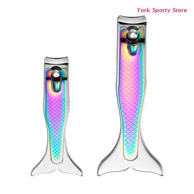 Antisplash Nail Clipper Fingernail Scissor Fish tail Shape