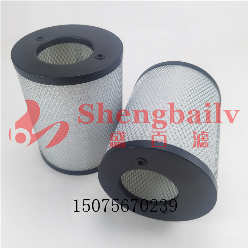 罗茨空气滤清器 DN50 风机空气滤芯偏心滤芯175884000