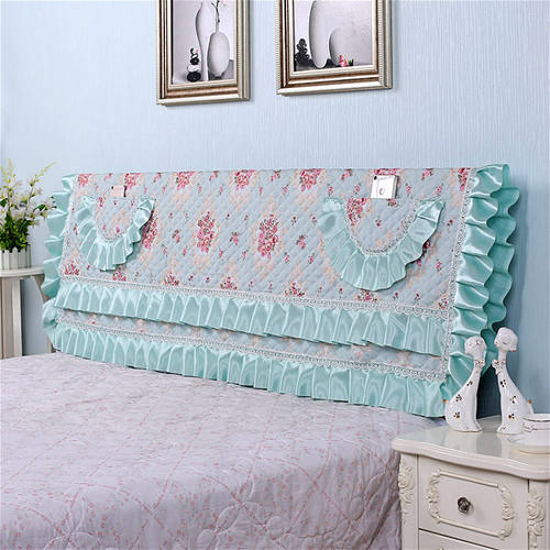 床头套防尘罩床头罩1.8m床2米床1.5简约北欧风软包欧式实木保护套