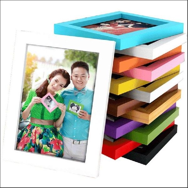 Multicolor Wooden Picture Frame dDecoration Picturebirthday