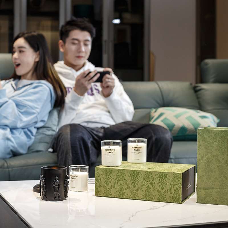 Indigo Aromatherapy Candle Cup Birthday Tanabata Gift Hotel