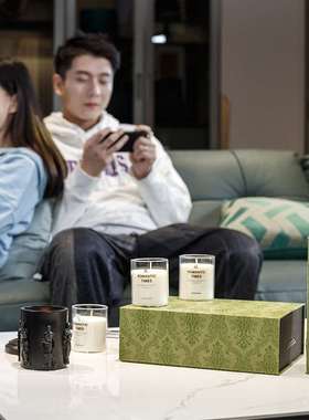 Indigo Aromatherapy Candle Cup Birthday Tanabata Gift Hotel