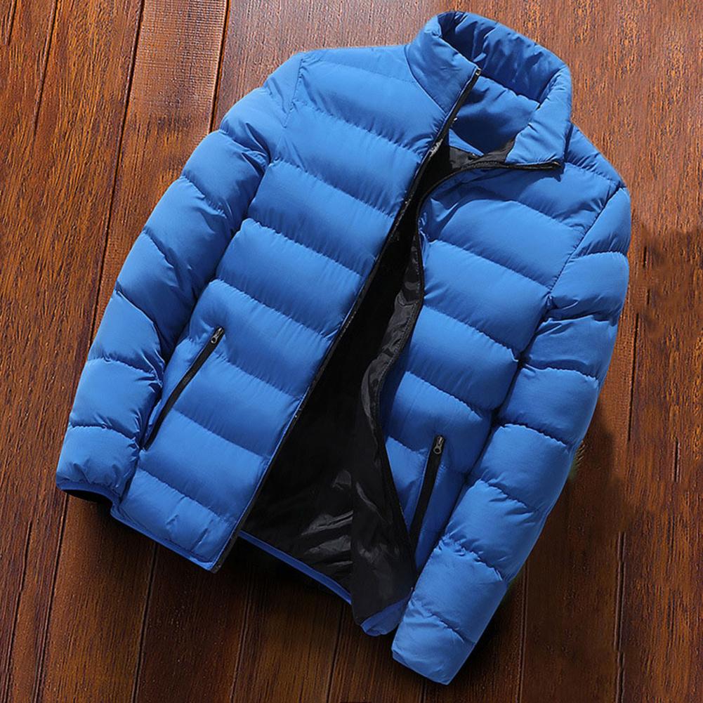 新品Coat Windbreak Warm Cardigan Stand Collar Down Coat for