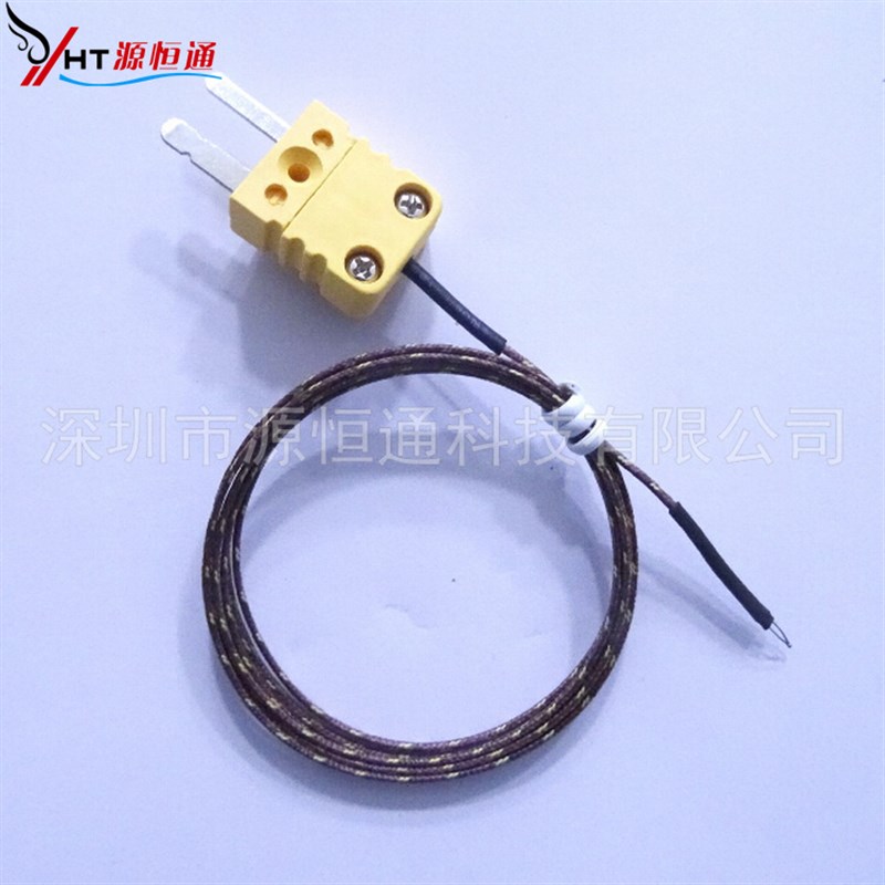 。耐480/704度热电偶高温线K型玻璃纤维炉温仪测温线 适用K型温度