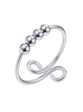 SIZZZ Spinning Spinner Ring For Men Women Anxiety Fidget Rin