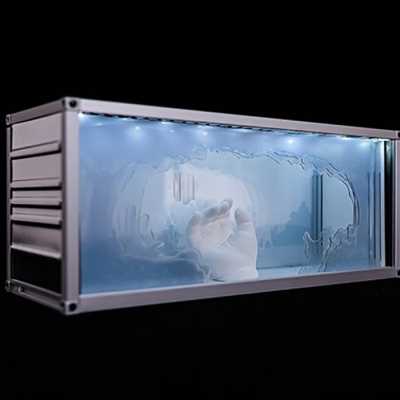 新品新生婴儿手模脚模型3d立体石膏宝宝胎毛满月百天手足印泥纪念