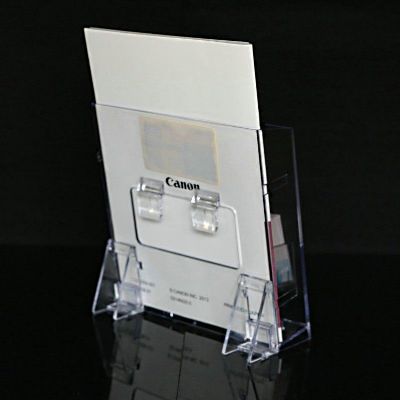 极速单层A5资料架透明桌面展示架宣传架 亚克力单页架彩页架文件