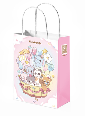 ABFUN定制玩偶娃娃成年玩具原创插画精美礼品袋 购物手提袋包装袋