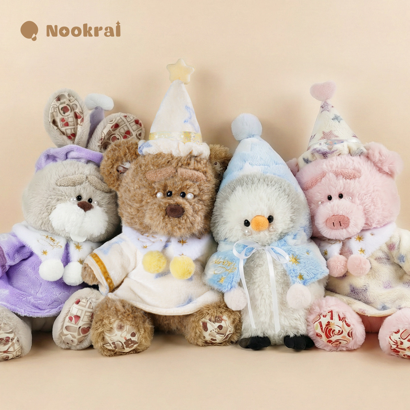 ABFUN玩偶娃娃nookrai珍珠泪毛绒玩具兔子猪熊公仔生日礼物女生,玩具/童车/益智/积木/模型,毛绒/玩偶/公仔/布艺类玩具,淘宝优惠券,粉丝福利购,淘宝优惠卷