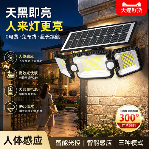 天黑自动亮灯+防雨防雷+十年质保