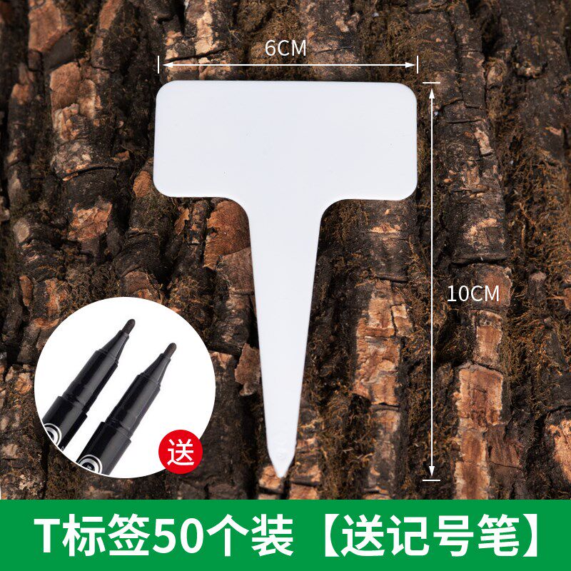 园艺标签花卉多肉植物防水加厚标识牌加厚塑料插地牌书写盆栽记录